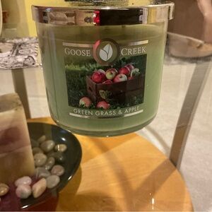 Goose creek green grass and apple 3-wick candle 14.5 oz Discontinued Rare